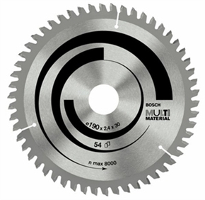Bosch Circular saw blade Multi Material 190 x 20/1