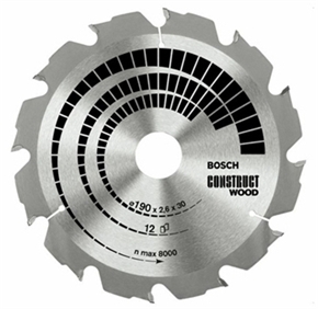 Bosch Circular saw blade Construct Wood 190 x 20/1