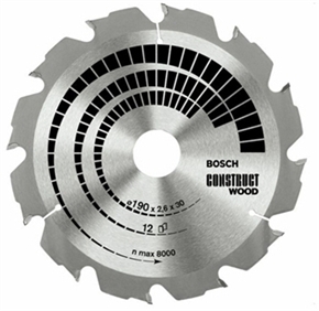 Bosch Circular saw blade Construct Wood 184 x 16 x