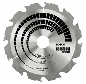 Bosch Circular saw blade Construct Wood 160 x 20/1